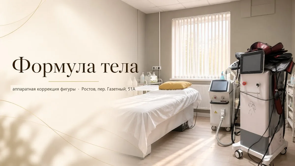 Студия «Формула тела» — аппаратная коррекция фигуры, Ростов-на-Дону, пер. Газетный, 51